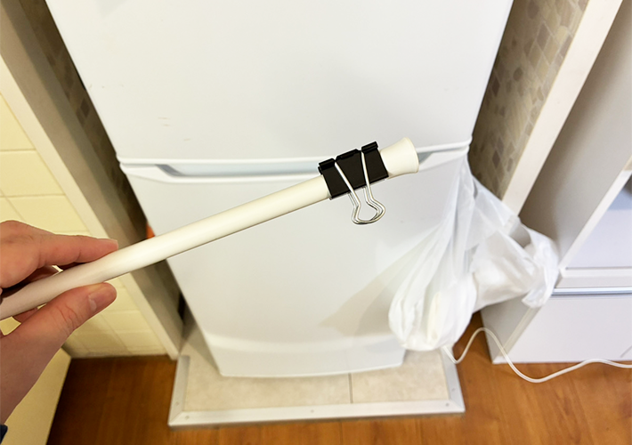 キッチンペーパーの収納方法の写真（撮影：grapeライフハック編集部）