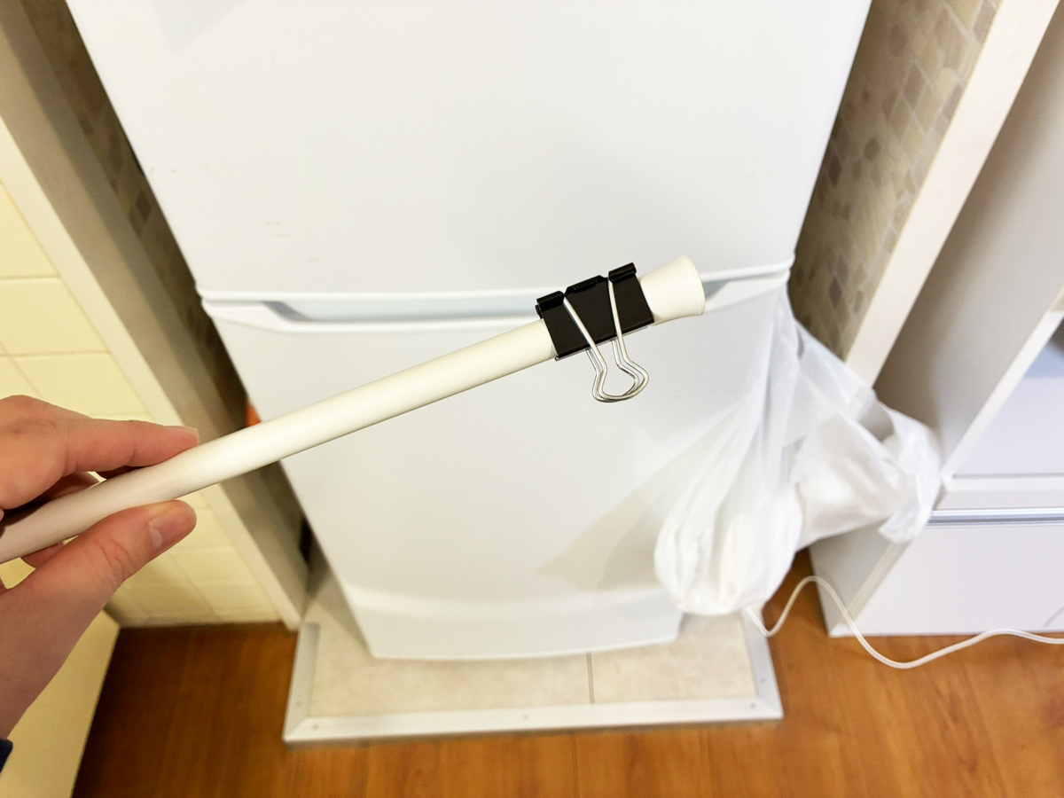 キッチンペーパーの収納方法の写真（撮影：grapeライフハック編集部）