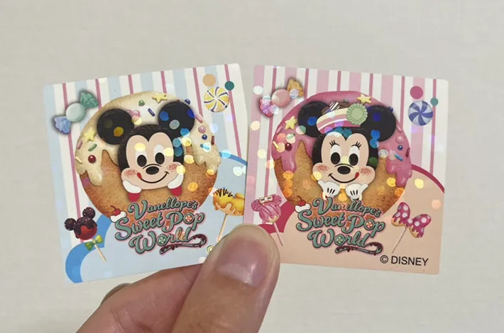 シールの写真（撮影：grapeフード編集部）