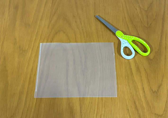 クリアファイルの活用写真（撮影：grapeライフハック編集部）