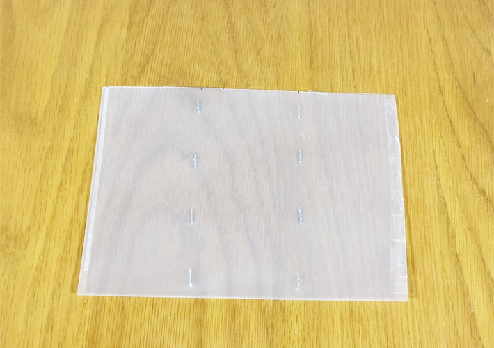 クリアファイルの活用写真（撮影：grapeライフハック編集部）