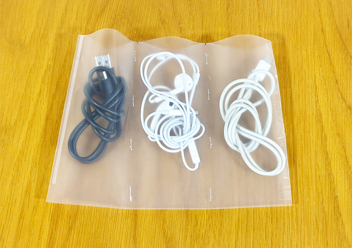 クリアファイルの活用写真（撮影：grapeライフハック編集部）