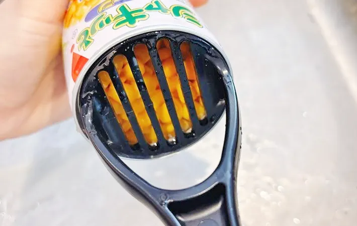 『ダイソー マッシャー』の使用写真（撮影：キジカク）