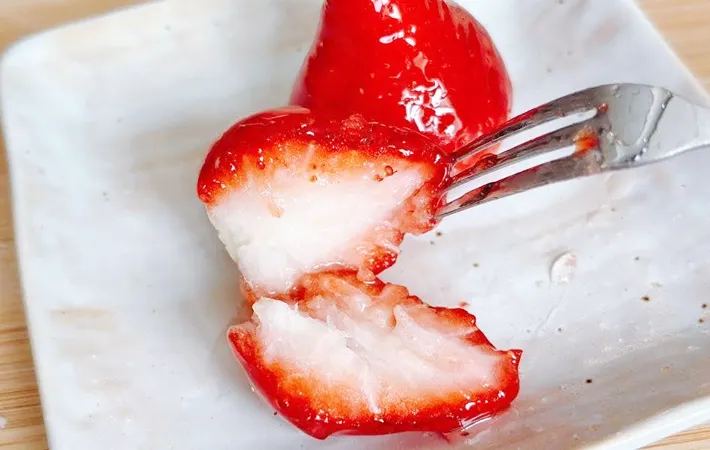 『いちごシャーベット』の完成写真（撮影：キジカク）