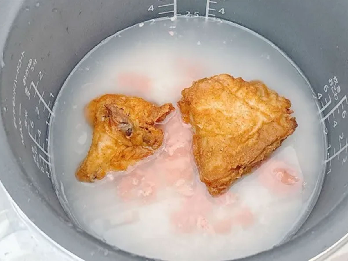 『チキンとたらこの炊き込みごはん』の写真（撮影：キジカク）