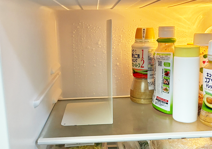 冷蔵庫をスッキリ整理する手順写真（撮影：grapeライフハック編集部）