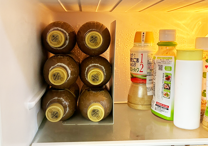 冷蔵庫をスッキリ整理する手順写真（撮影：grapeライフハック編集部）