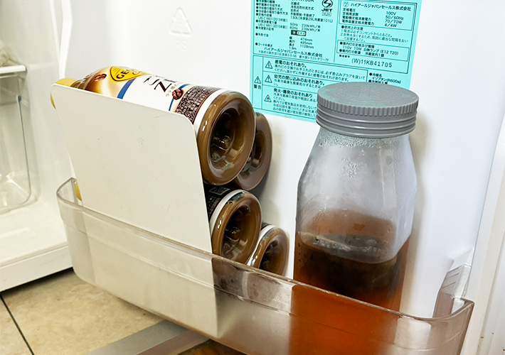 冷蔵庫をスッキリ整理する手順写真（撮影：grapeライフハック編集部）