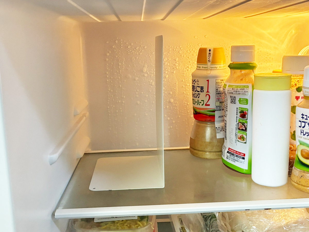 冷蔵庫をスッキリ整理する手順写真(撮影:grapeライフハック編集部)