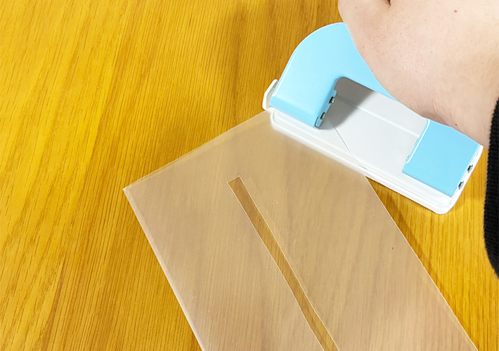 クリアファイルの活用写真（撮影：grapeライフハック編集部）