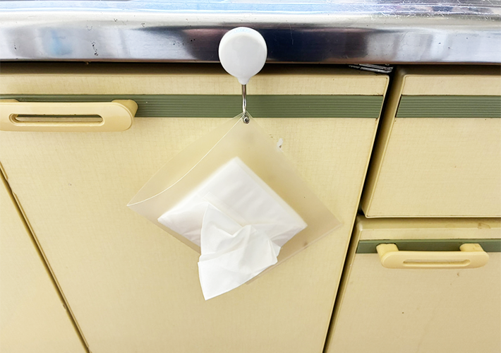 クリアファイルの活用写真（撮影：grapeライフハック編集部）