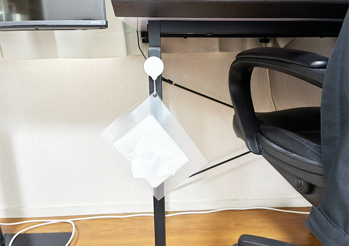 クリアファイルの活用写真（撮影：grapeライフハック編集部）