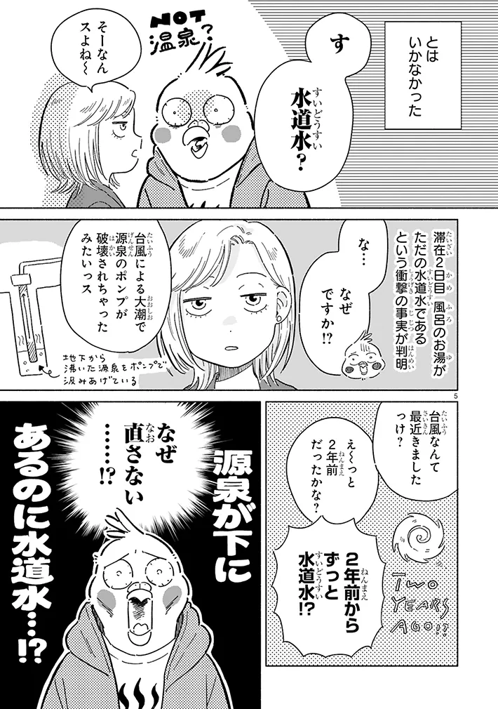 漫画『98万円で温泉の出る築75年の家を買った』の画像