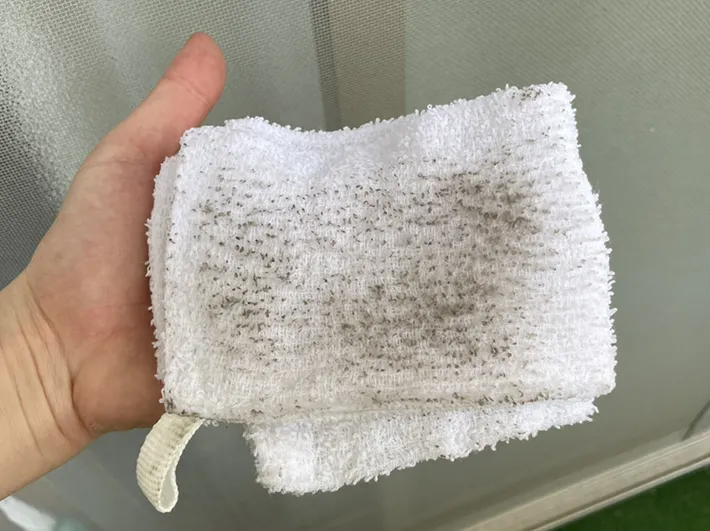 汚れた雑巾の写真（撮影：grapeライフハック編集部）