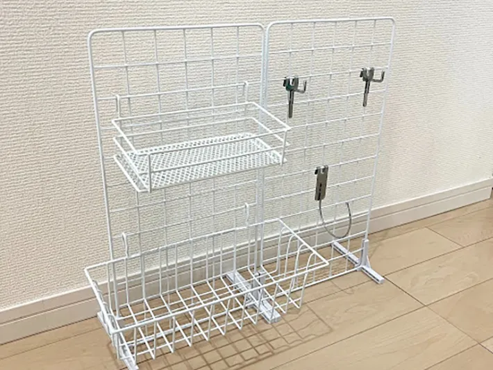 『ワイヤーネットラック』の写真（撮影：Classy Life）