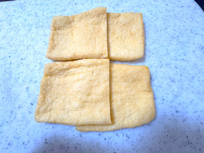 『油揚げのフレンチトースト』の写真（撮影：grapeフード編集部）