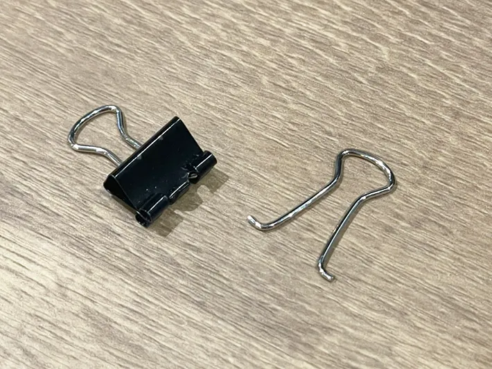 ダブルクリップの写真（撮影：grapeライフハック編集部）