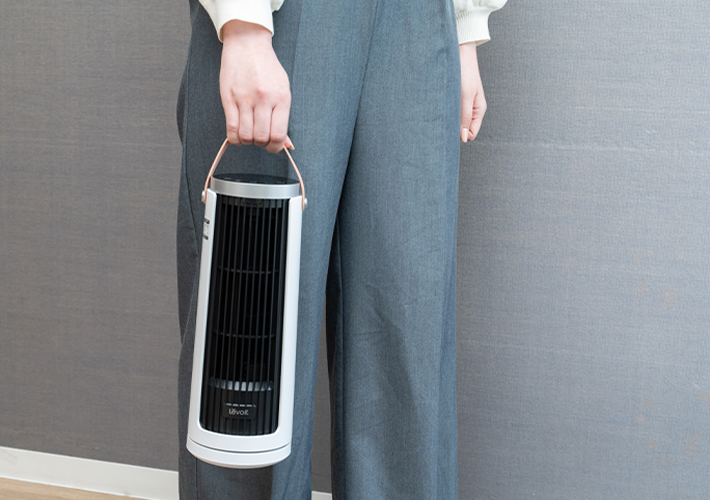 Levoit Windi Mini ミニタワーファンの使用写真
