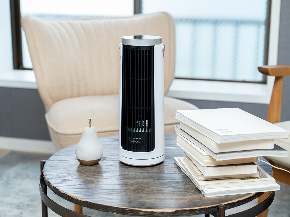 Levoit Windi Mini ミニタワーファンの使用写真
