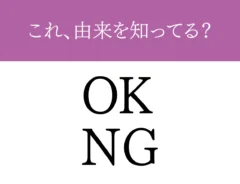 『OK・NG』の文字の画像