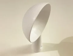 『一気にすくえる！しゃもじ』を立たせた写真（撮影：grapeライフハック編集部）