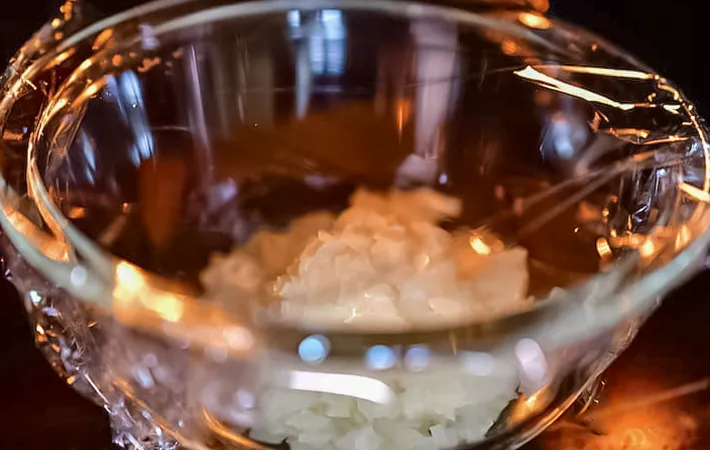 『豆腐ハンバーグ』を作る写真（撮影：小泉明代）