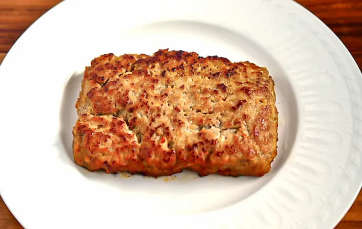 『豆腐ハンバーグ』の完成写真（撮影：小泉明代）