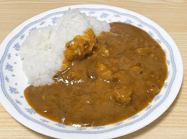 カレーライスの写真（撮影：grapeフード編集部）