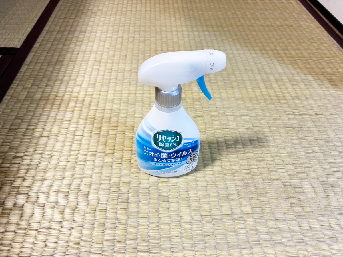 リセッシュ除菌exの使用写真（撮影：grapeライフハック編集部）