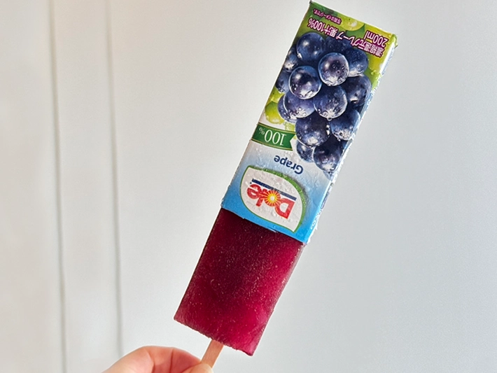 紙パックジュースアイス（撮影：grapeフード編集部）