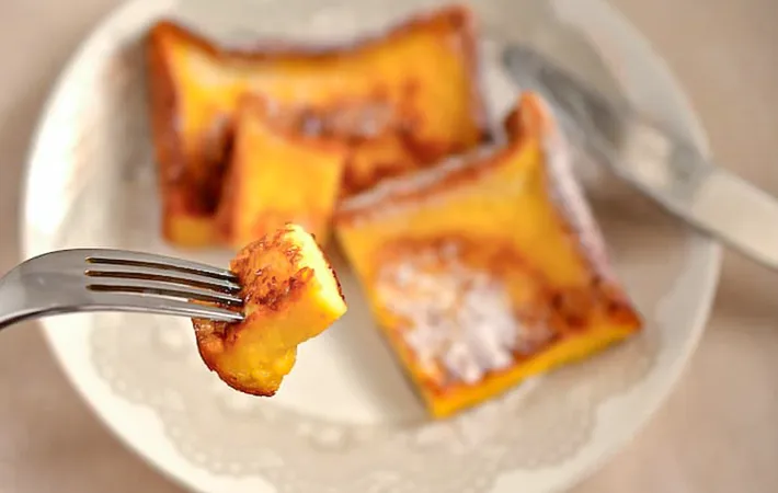 『玉子焼き器で作るフレンチトースト』の完成写真（撮影：小泉明代）