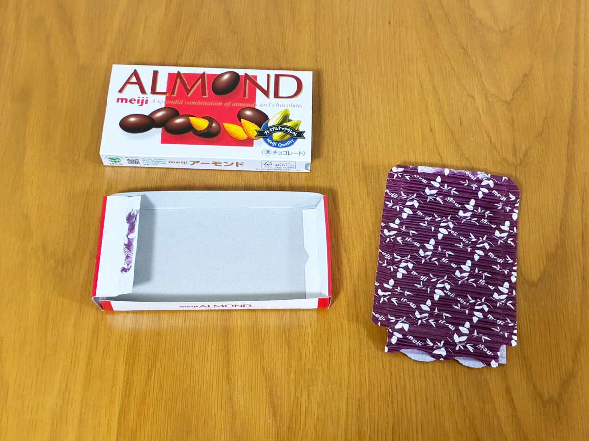 ALMONDの箱の活用写真（撮影：grapeライフハック編集部）