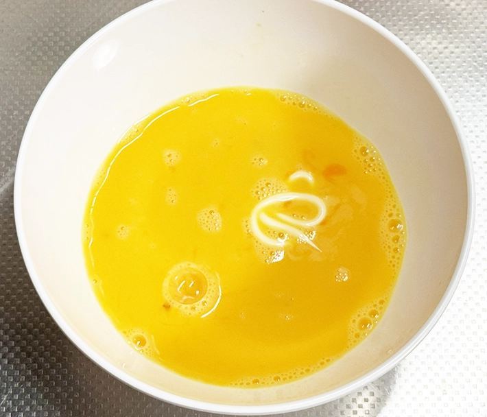 溶き卵（撮影：grapeフード編集部）
