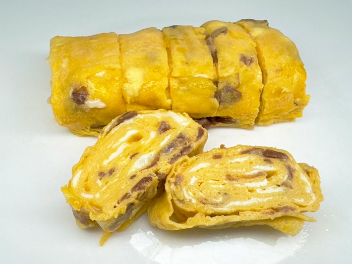 梅干し入りの玉子焼き（撮影：grapeフード編集部）