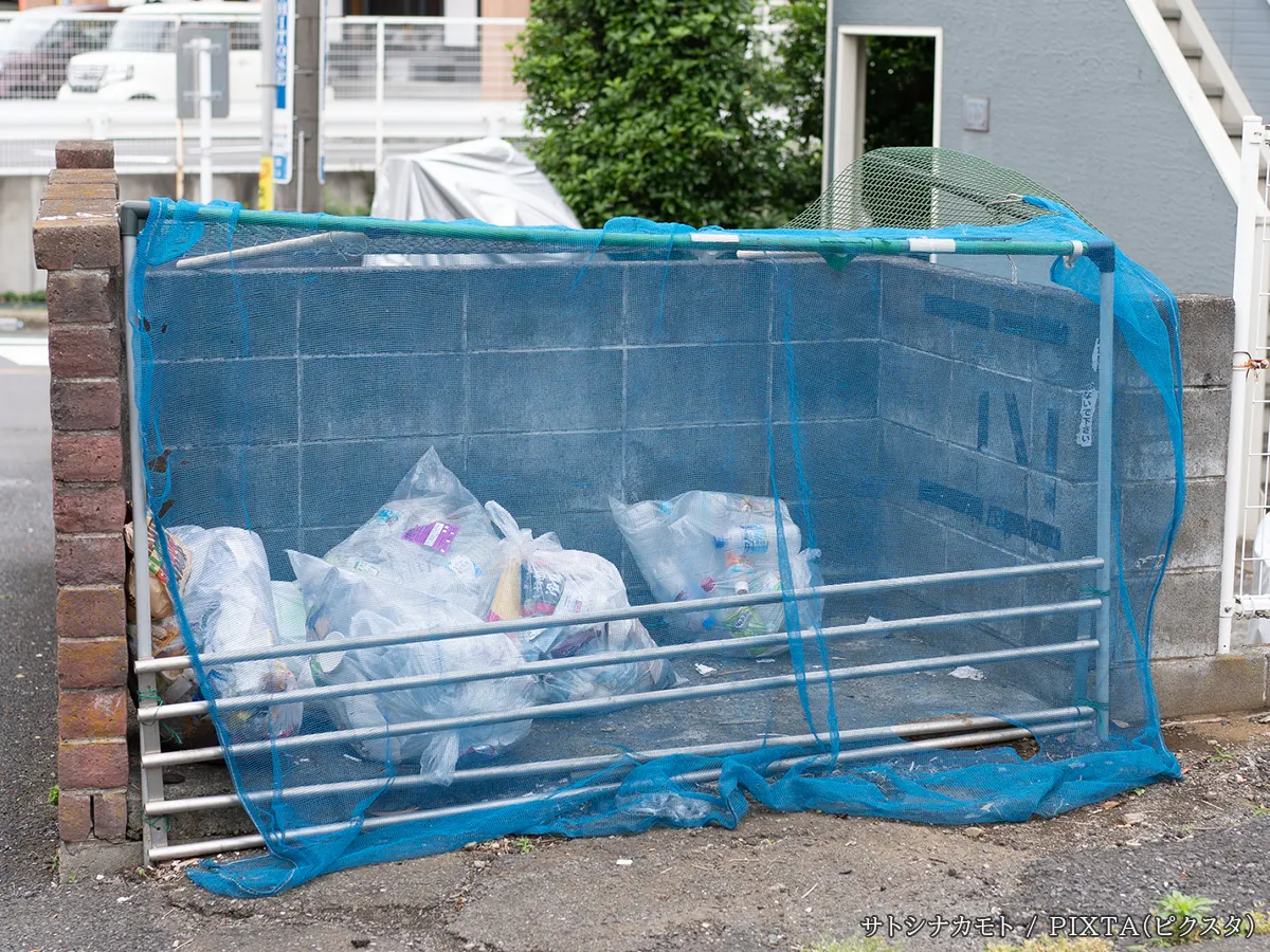 ゴミ捨て場の写真