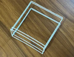 机に置かれたふきんかけ（撮影：grapeライフハック編集部）