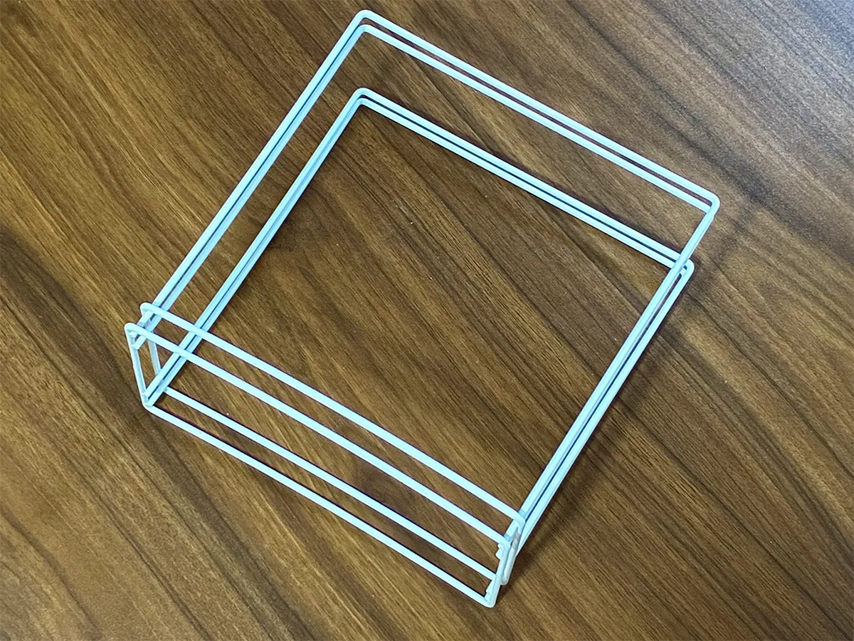 机に置かれたふきんかけ（撮影：grapeライフハック編集部）