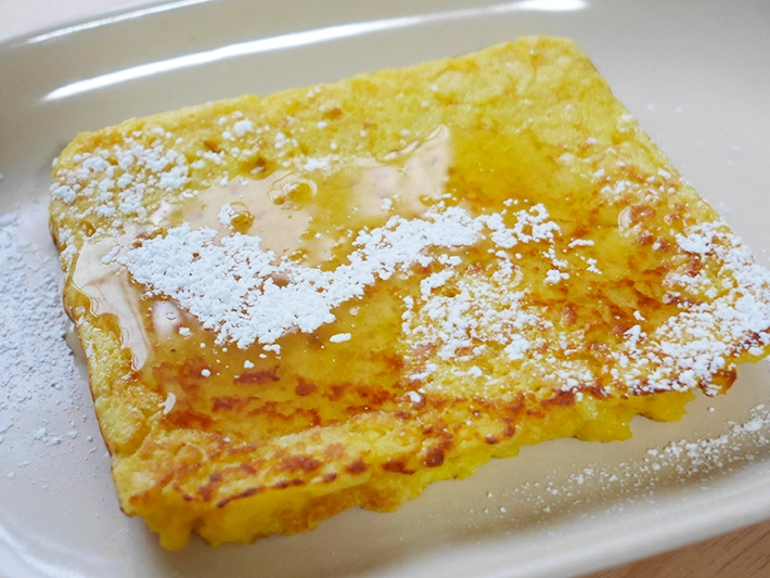パン粉フレンチトースト（撮影：grapeフード編集部）