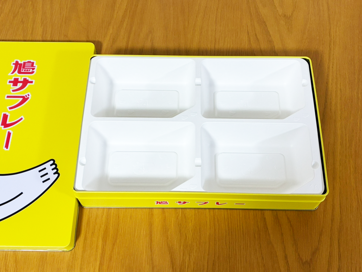 鳩サブレーの缶の活用写真（撮影：grapeライフハック編集部）