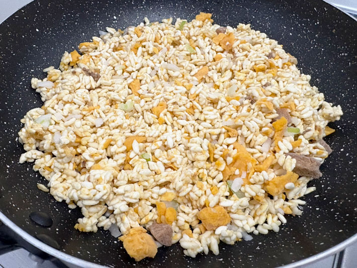 冷凍チャーハンアレンジ写真（撮影：grapeフード編集部）