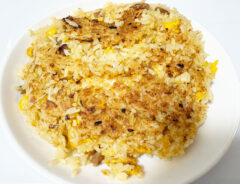 冷凍チャーハンアレンジ写真（撮影：grapeフード編集部）