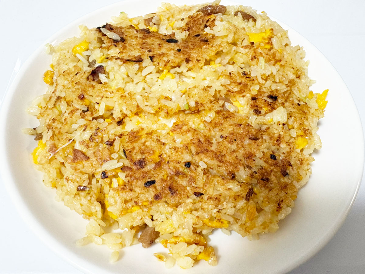 冷凍チャーハンアレンジ写真（撮影：grapeフード編集部）