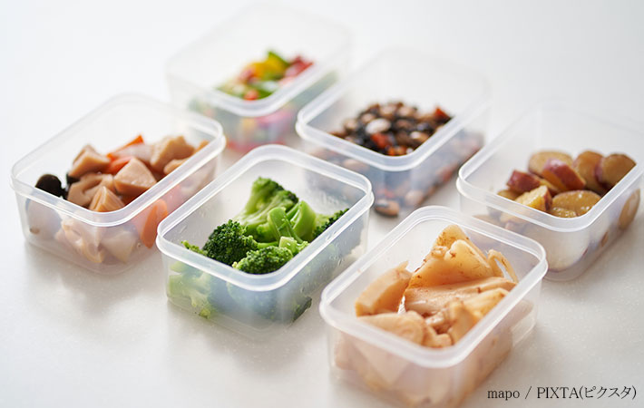 タッパーの保存容器