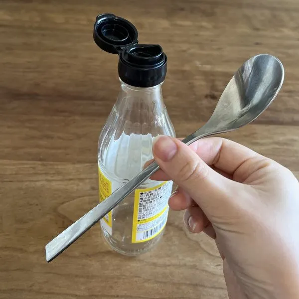 金属製のスプーン（撮影：grapeライフハック編集部）