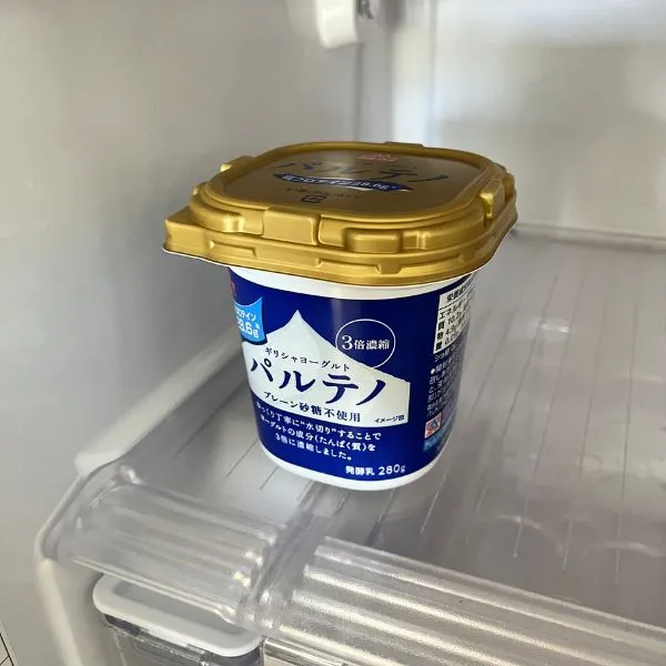 冷蔵庫で冷やす様子（撮影：grapeフード編集部）