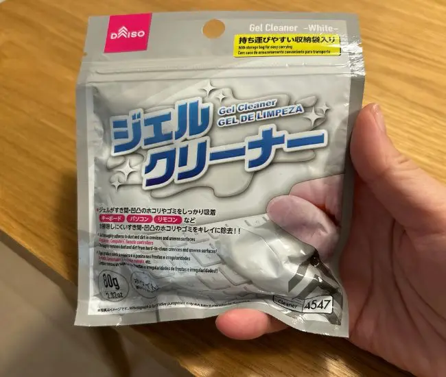 ダイソーのジェルクリーナー（撮影：grapeライフハック編集部）