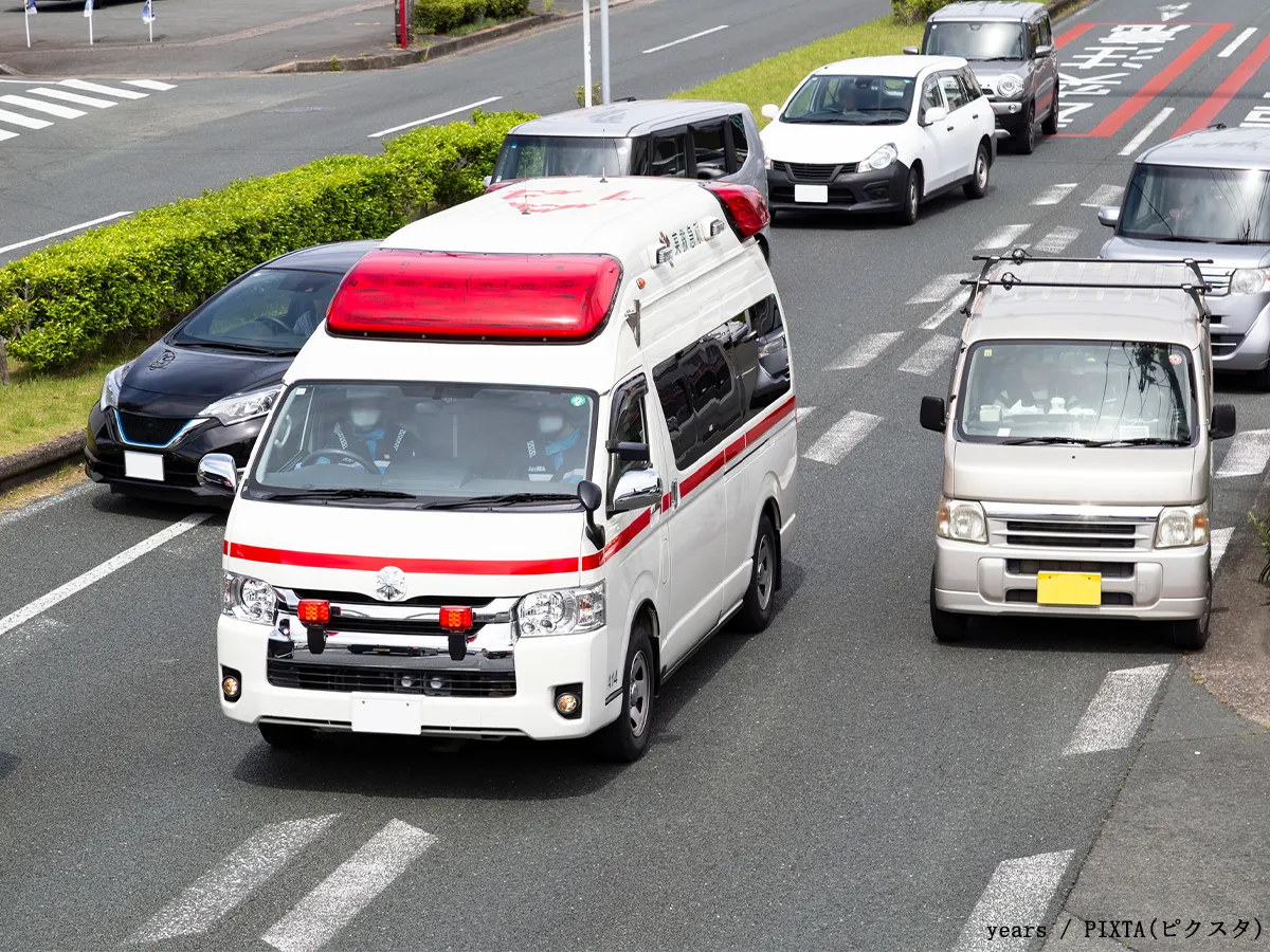 救急車の写真