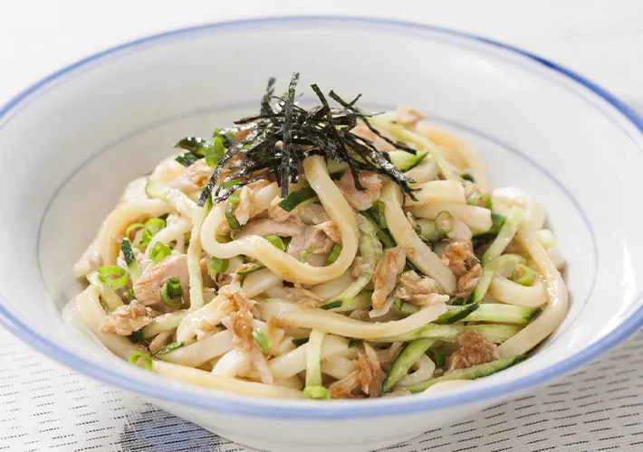 『シーチキン和え麺』の写真