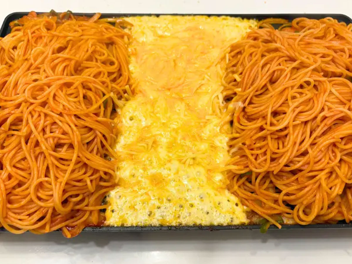 『チーズナポリタン』の写真（撮影：エニママ）