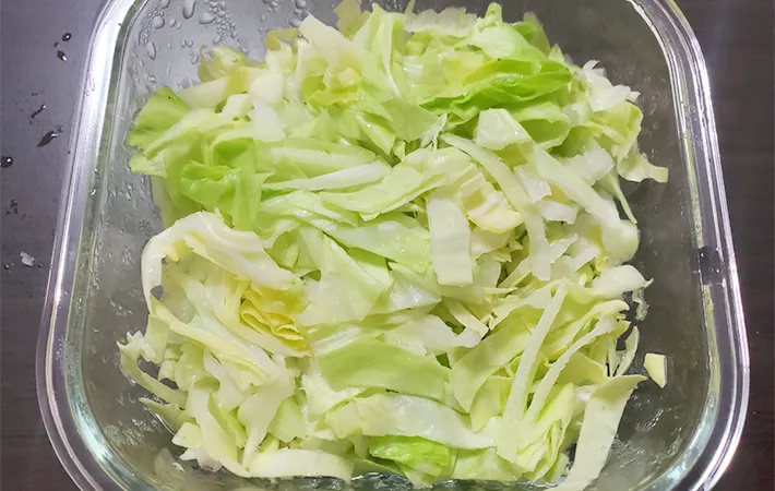 電子レンジ加熱後の画像（撮影：エニママ）